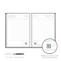 AGENDA 1DP 1/4 PREMIUM BASE WIRE´O 179-VERDE 2027