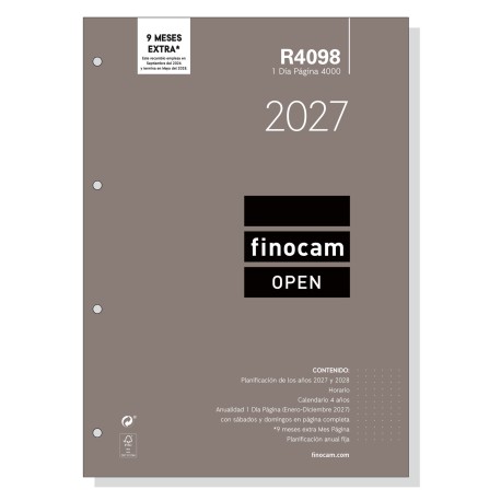 RECAMBIO FINOCAM OPEN 4000...