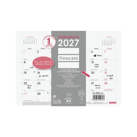 CALENDARIO BLOC CHIC IMÁN...