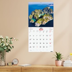 CALENDARIO PARED ESCRIBIR 30x30 NATURALEZA 2027