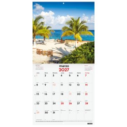 CALENDARIO PARED ESCRIBIR 30x30 PUEBLOS PARADISÍACOS 2027