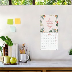 CALENDARIO PARED ART 21X21 FRASES MOTIVADORAS 2027