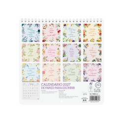CALENDARIO PARED ART 21X21 FRASES MOTIVADORAS 2027