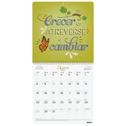 CALENDARIO PARED ART 30X30 FRASES INSPIRADORAS 2027