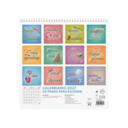 CALENDARIO PARED ART 30X30 FRASES INSPIRADORAS 2027