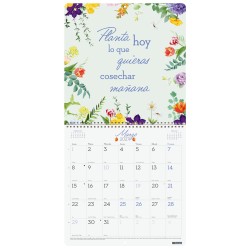 CALENDARIO PARED ART 30X30 FRASES MOTIVADORAS 2027