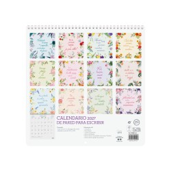 CALENDARIO PARED ART 30X30 FRASES MOTIVADORAS 2027