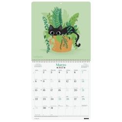 CALENDARIO PARED ART 30X30 SARA MEYER 2027