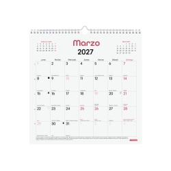 CALENDARIO PARED 30x30 CHIC 2027 BLANCO