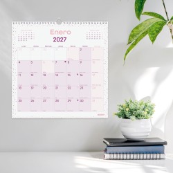 CALENDARIO PARED 30x30 CHIC 2027 MORADO