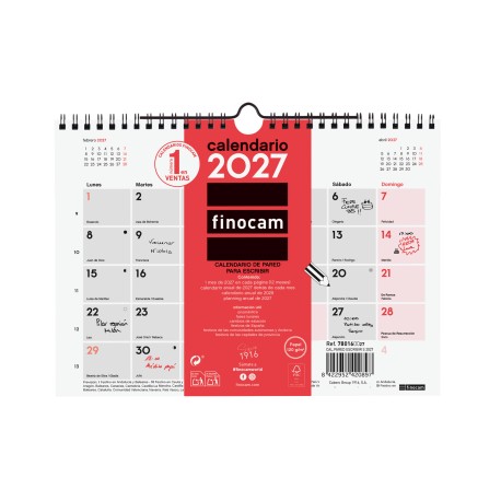 CALENDARIO PARED ESCRIBIR S...