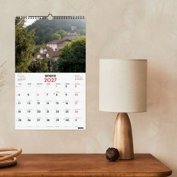 CALENDARIO PARED ESCRIBIR 25X40 2027 PUEBLOS CON ENCANTO