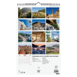 CALENDARIO PARED ESCRIBIR 25X40 2027 PUEBLOS CON ENCANTO