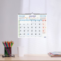 CALENDARIO PARED COLOR ESC.M 30X24,7 2027