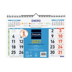 CALENDARIO PARED COLOR Nº GRANDES 30x21 2027