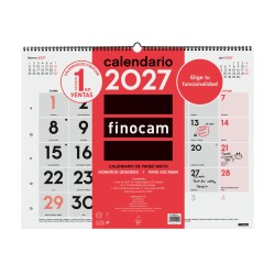 CALENDARIO PARED MIXTO XL 590X420 2027