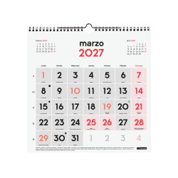 CALENDARIO PARED N.GRANDES 300X300 2027