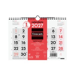 CALENDARIO PARED NºGRANDES S 210x150 2027