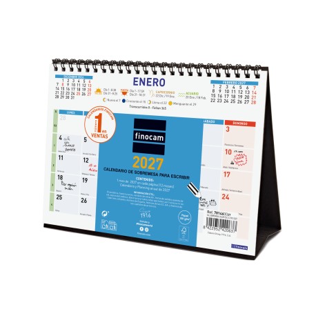 CALENDARIO SOBREMESA COLOR...