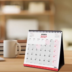 CALENDARIO SOBREMESA C/PESTAÑAS 190x190 2027
