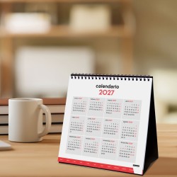 CALENDARIO SOBREMESA C/PESTAÑAS 190x190 2027