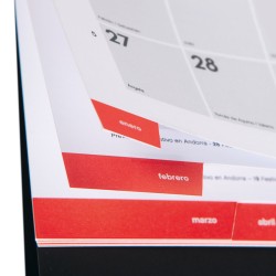 CALENDARIO SOBREMESA C/PESTAÑAS 190x190 2027