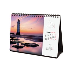 CALENDARIO SOBREMESA ESCRIBIR 210X150 2027 ATARDECERES