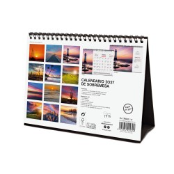 CALENDARIO SOBREMESA ESCRIBIR 210X150 2027 ATARDECERES