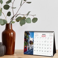CALENDARIO SOBREMESA ESCRIBIR 210X150 2027 CAPITALES