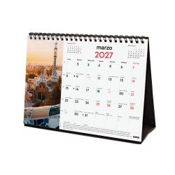 CALENDARIO SOBREMESA ESCRIBIR 210X150 2027 CAPITALES