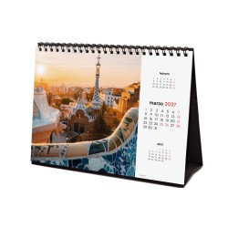 CALENDARIO SOBREMESA ESCRIBIR 210X150 2027 CAPITALES