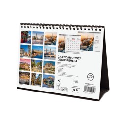 CALENDARIO SOBREMESA ESCRIBIR 210X150 2027 CAPITALES