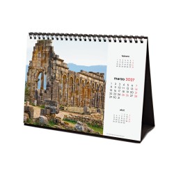 CALENDARIO SOBREMESA ESCRIBIR 210X150 2027 MARAVILLAS DEL MUNDO
