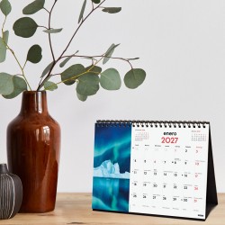 CALENDARIO SOBREMESA ESCRIBIR 210X150 2027 NATURALEZA