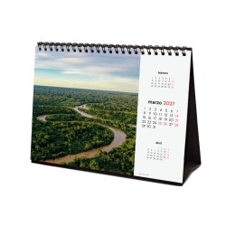 CALENDARIO SOBREMESA ESCRIBIR 210X150 2027 NATURALEZA