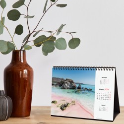 CALENDARIO SOBREMESA ESCRIBIR 210X150 2027 PAISAJES PARADISÍACOS