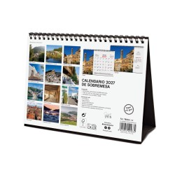 CALENDARIO SOBREMESA ESCRIBIR 210X150 2027 PUEBLOS CON ENCANTO