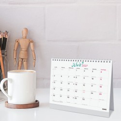 CALENDARIO SOBREMESA ART 210X150 2027 FRASES INSPIRADORAS