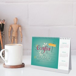 CALENDARIO SOBREMESA ART 210X150 2027 FRASES INSPIRADORAS