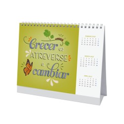 CALENDARIO SOBREMESA ART 210X150 2027 FRASES INSPIRADORAS