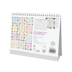 CALENDARIO SOBREMESA ART 210X150 2027 FRASES MOTIVADORAS