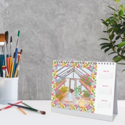 CALENDARIO SOBREMESA ART 210X150 2027 MARTABGE