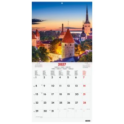 CALENDARIO PARED 30X30 2027 CHARMING INT
