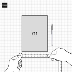 PLANIFICADOR AGENDA MES VISTA Y11 165X240 2027 GRIS
