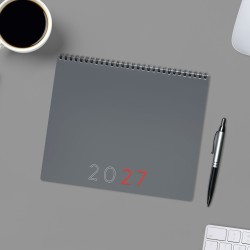 PLANIFICADOR MES VISTA+NOTAS 2027 GRIS INT.