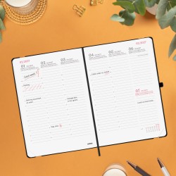AGENDA CAPRI FA5 148X210 SVV 2027 NEGRO