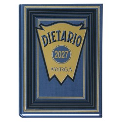 DIETARIO MYRGA CUARTO AZUL 2027 1DP