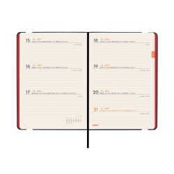 AGENDA FLEXI LISA F4 118X168 SVH 2027 ROJO
