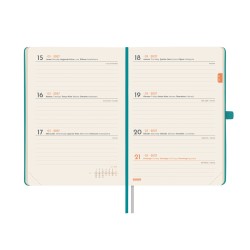 AGENDA TEXTURA M4 118X168 SV 2027 TURQUESA