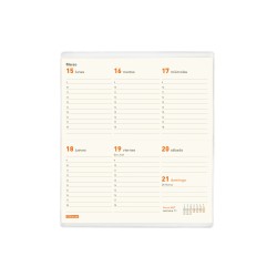 AGENDA CÓCTEL PL1 64X118 SV  AZUL 2027